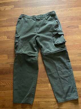 VINTAGE REDHEAD CANVAS ZIP-OFF PANTS, 34/30 Utility, Outdoorsy,